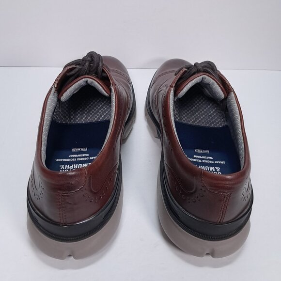 Johnston & Murphy Tanner XC4 Oxford Shoes Men 9 M Cap Toe Leather Brown Lace Up - Picture 10 of 16